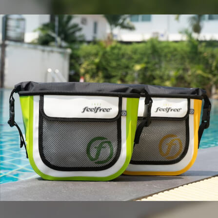 กระเป๋าสะพายกันน้ำ FEELFREE JAZZ 23 สี WHITE / LIME_1